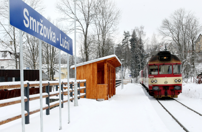 Nová zastávka ve Smržovce